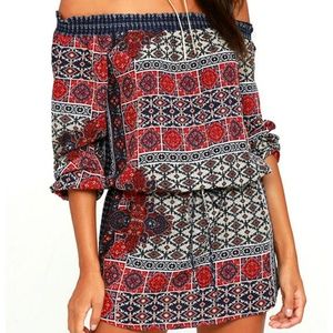 Lucy Love West shoulder dress